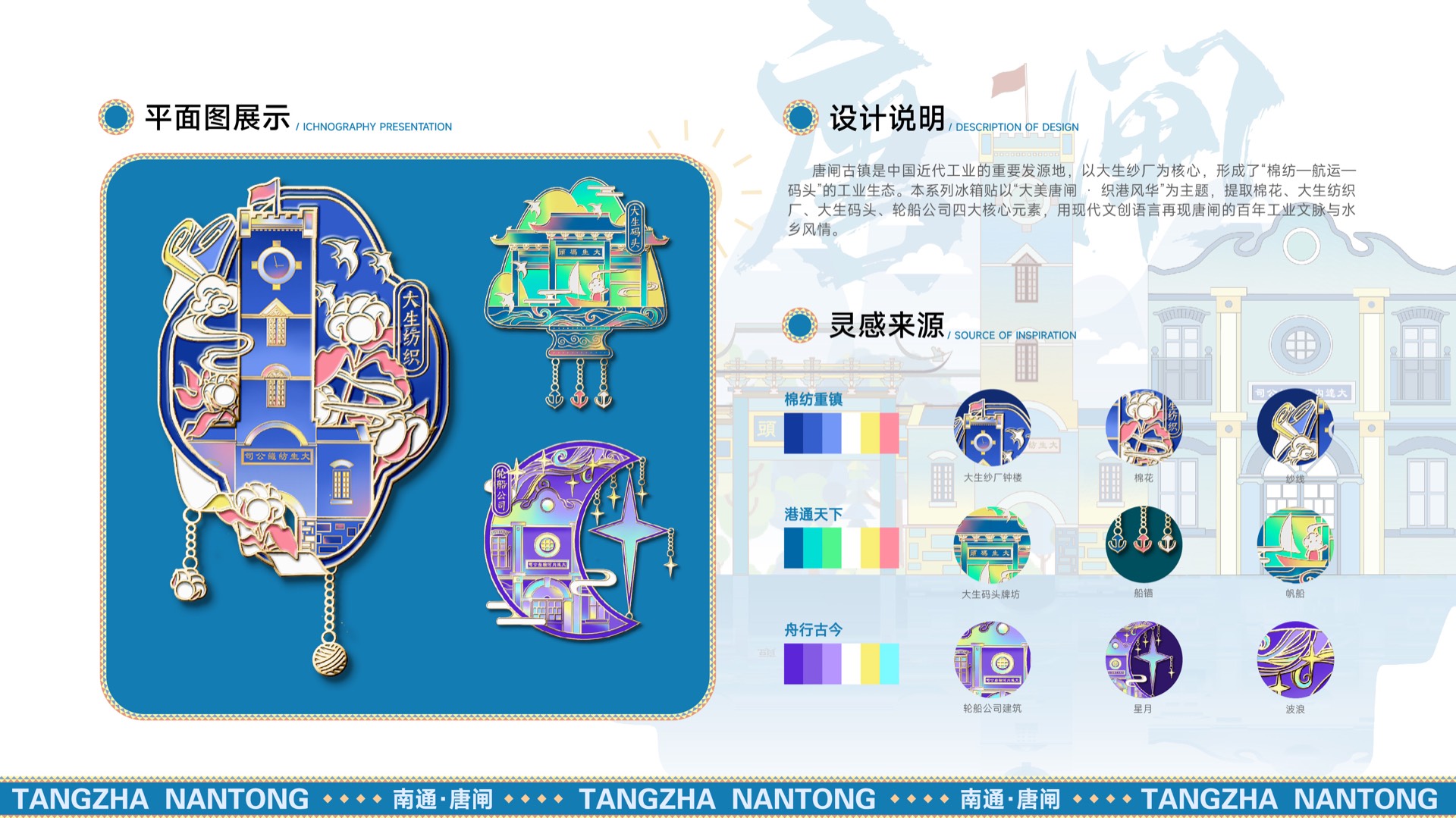 大美唐闸 · 平面图与灵感来源